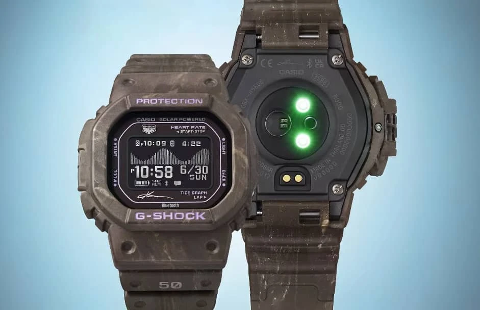 Casio представила спортивний годинник G-LIDE GBX-H5600KI-5: пульсометр, функції для серфінгу та сонячне заряджання